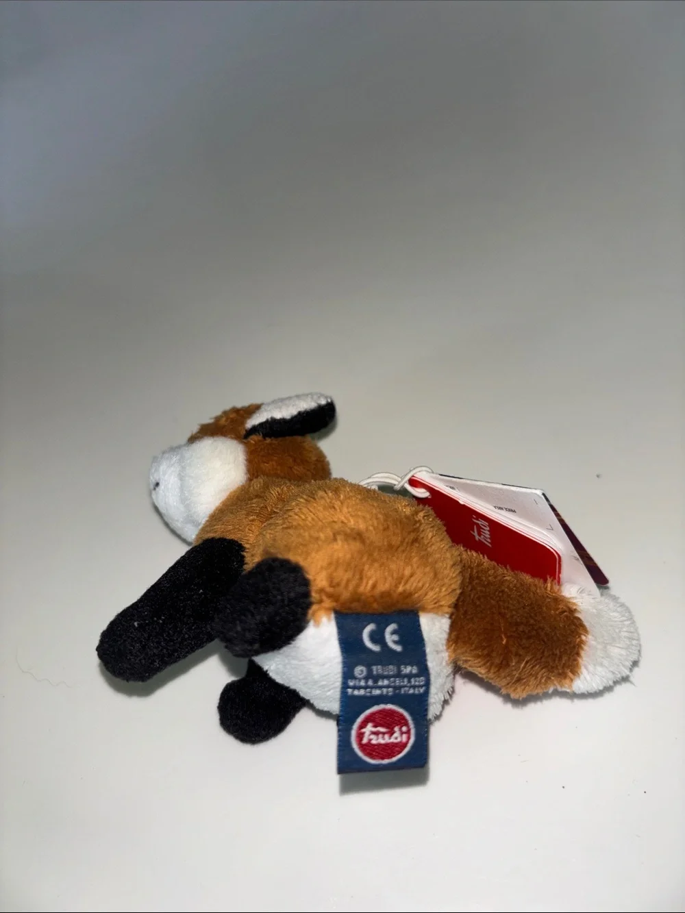 Trudi Brown Plush Fox Small Pet Toy Italy